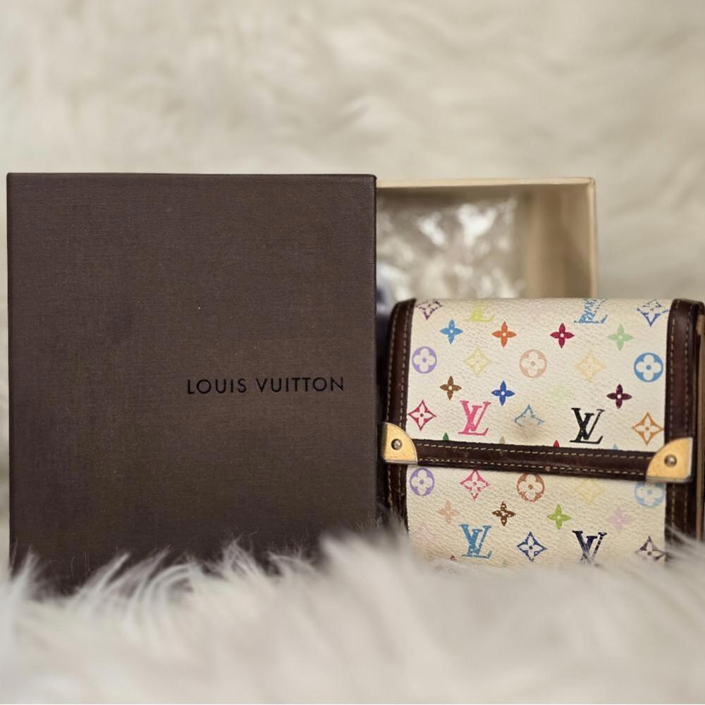 Louis Vuitton Monogram Multicolor Portefeiulle Elise Trifold - Picture 5 of 6